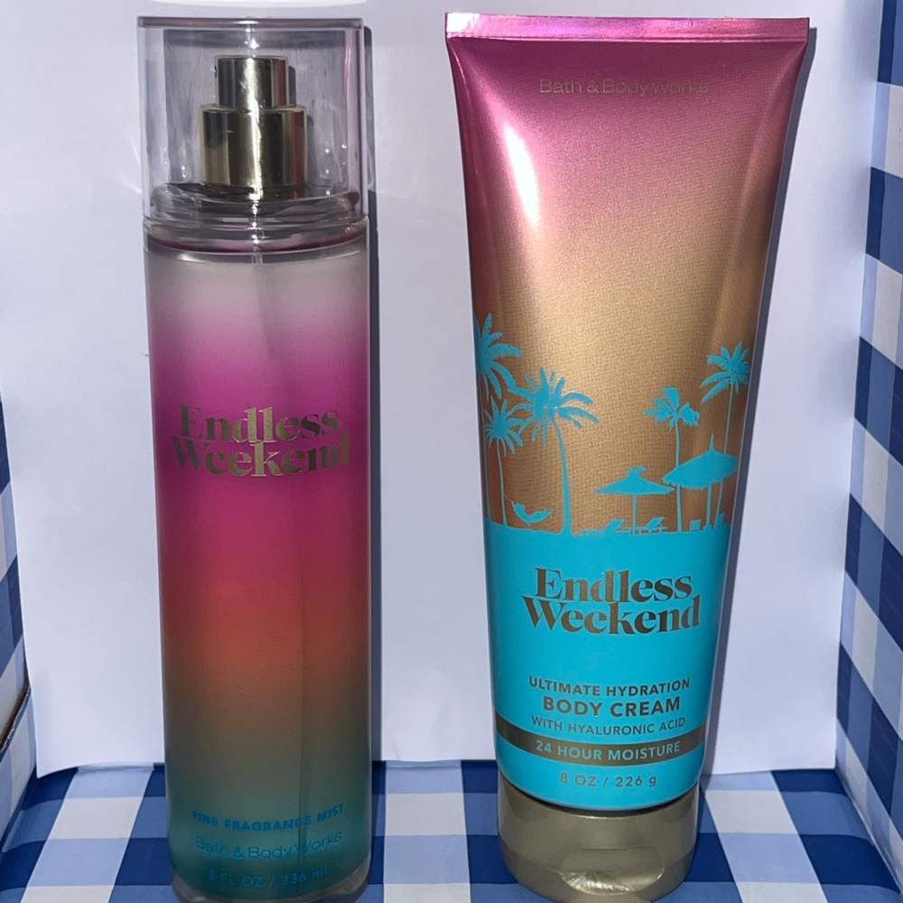 Bath and body works mist & lotion bundle